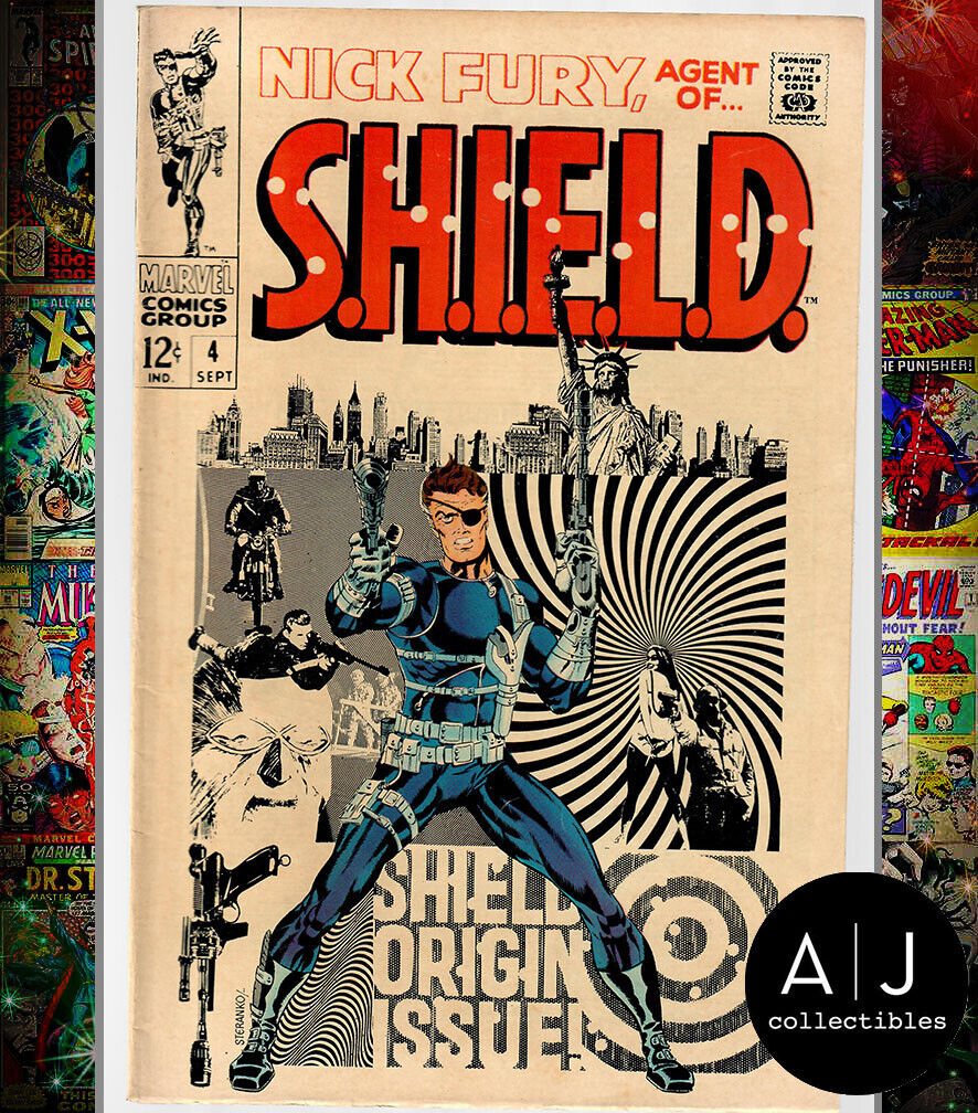 Nick Fury Agent of Shield #4 FN- 5.5 (Marvel) 1968