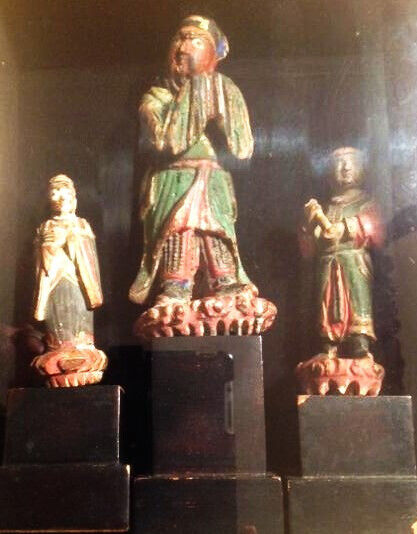 Wooden Asian statues pre-1900