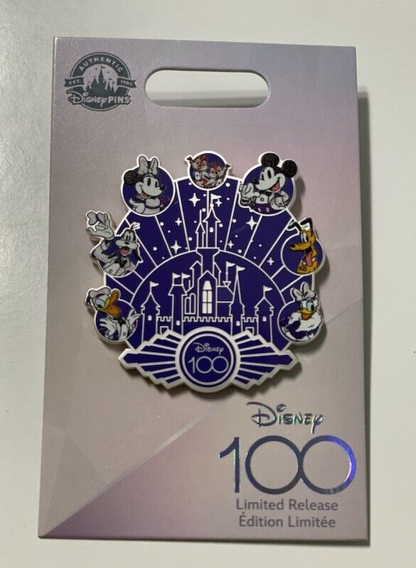 Disney 100 Years Platinum Celebration Mickey Mouse and Friends Cast Member Pin