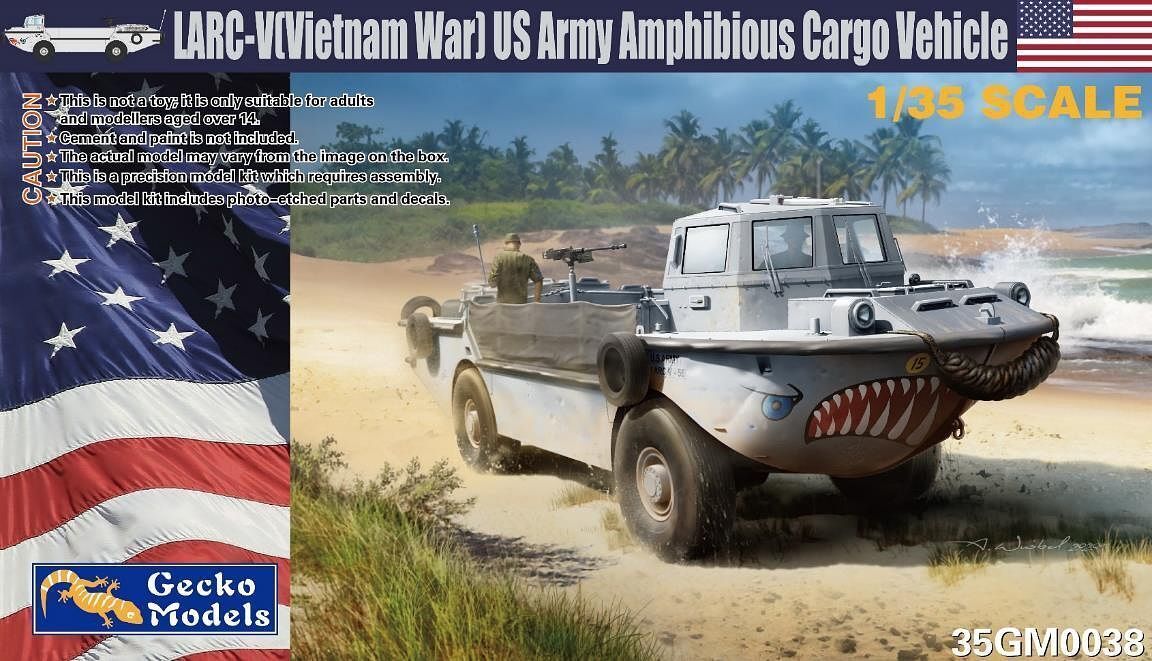 Gecko 1/35 LARC-V (Vietnam War) US Army Amphibious Cargo Vehicle