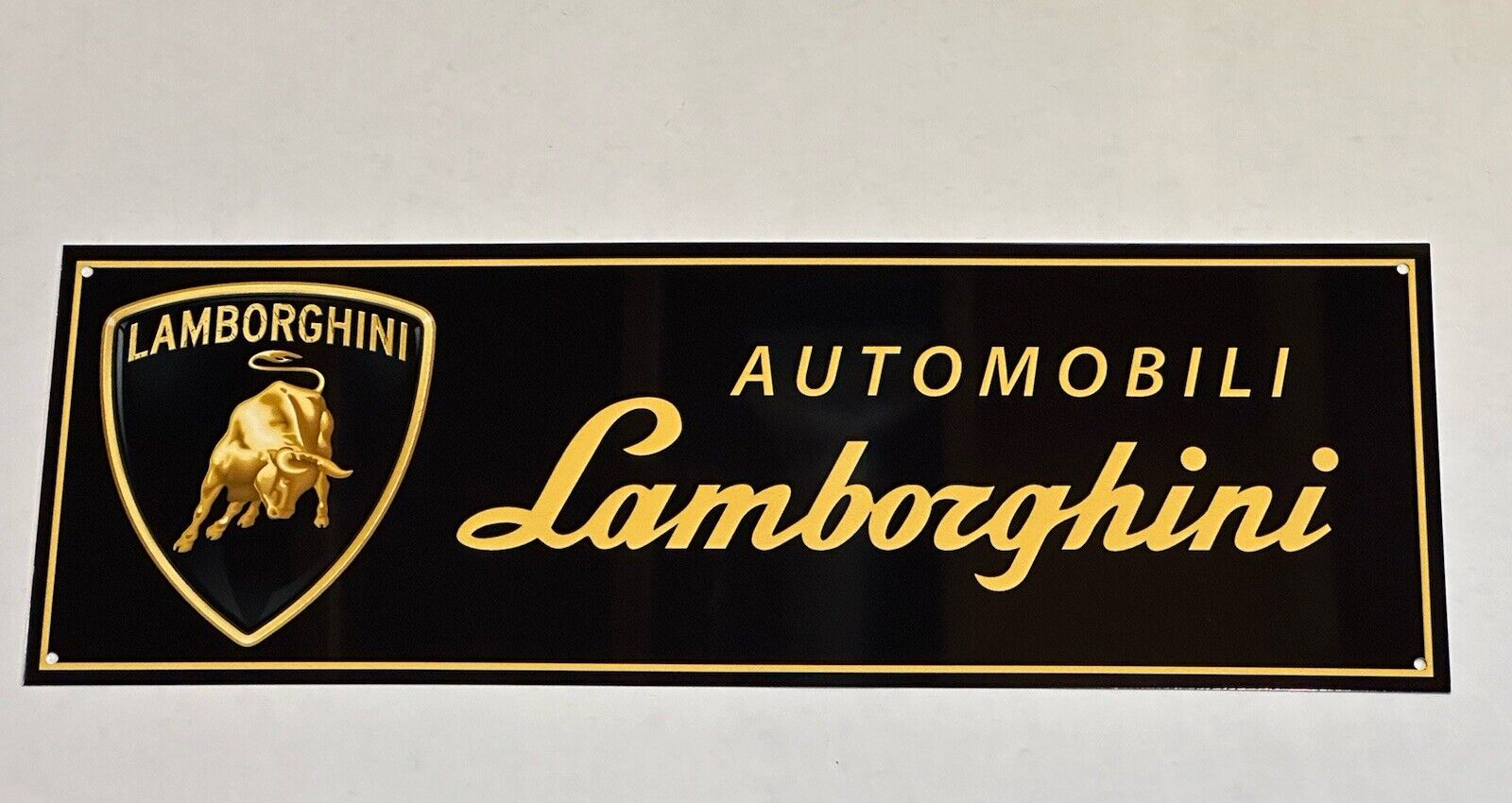 Racing  Lamborghini  Automobili Vintage Reproduction Sign
