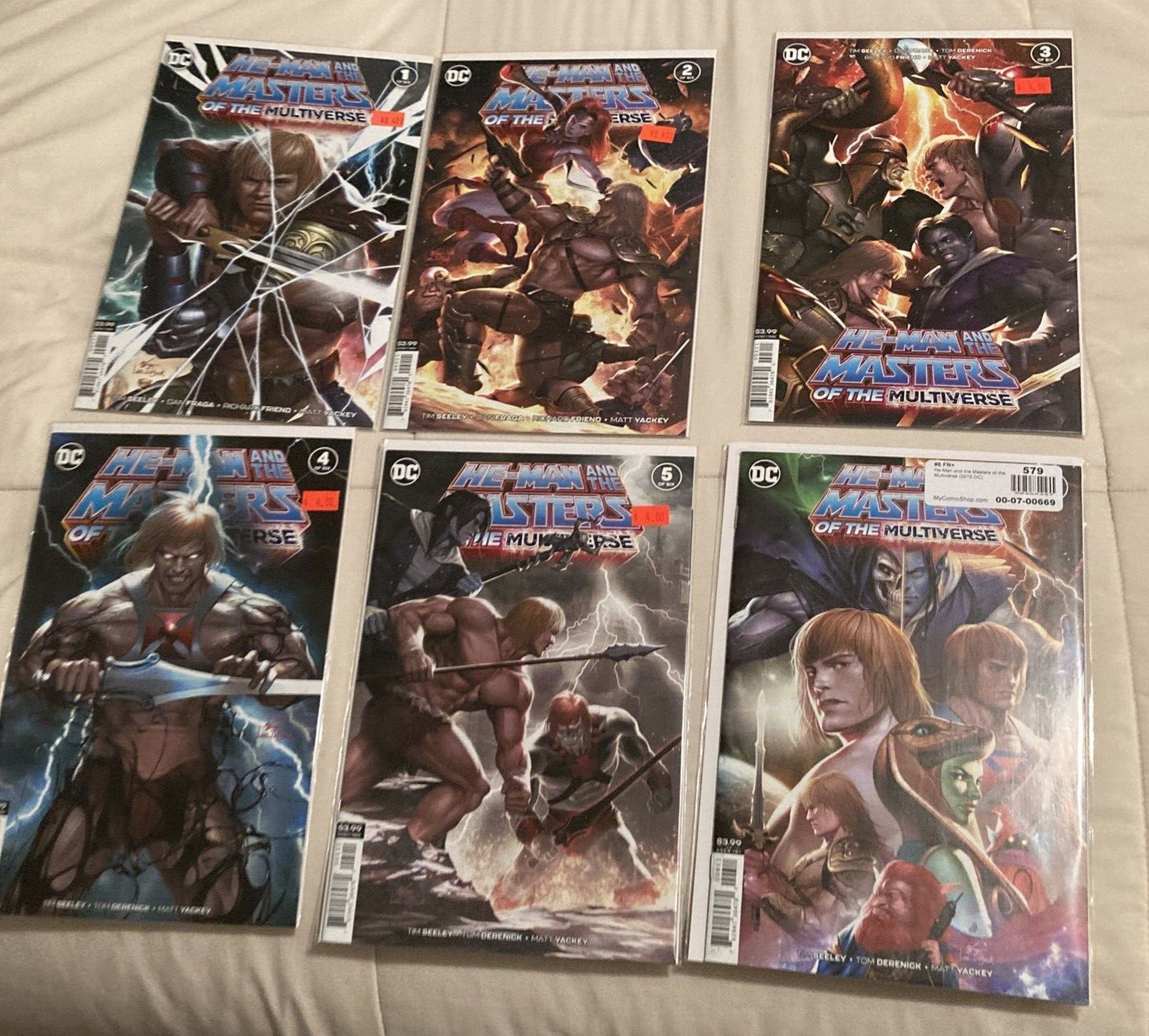 He-Man and the Masters of the Multiverse #1-6 Complete Set 1-6 DC Comic Key