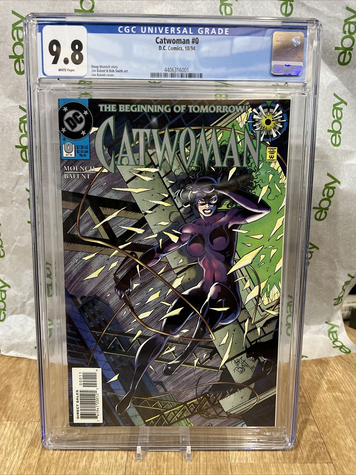 Catwoman #0 (Vol 2) 1994 DC Comics New Slab  Edition Graded Cgc 9.8 Rare Wp