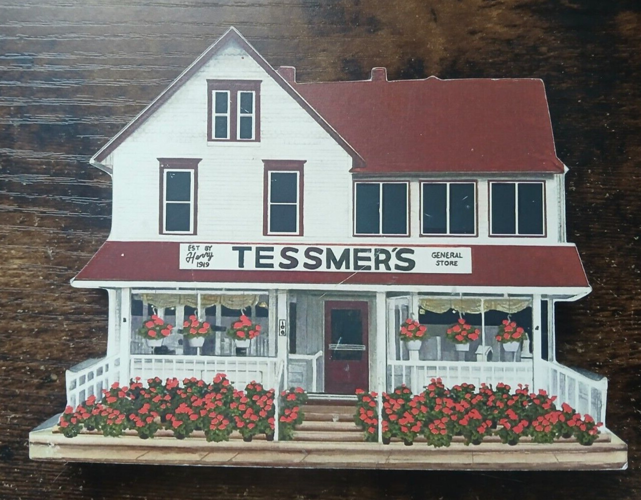 TESSMER's General Store Hartville OHIO Wooden CAT's MEOW Shelf Sitter