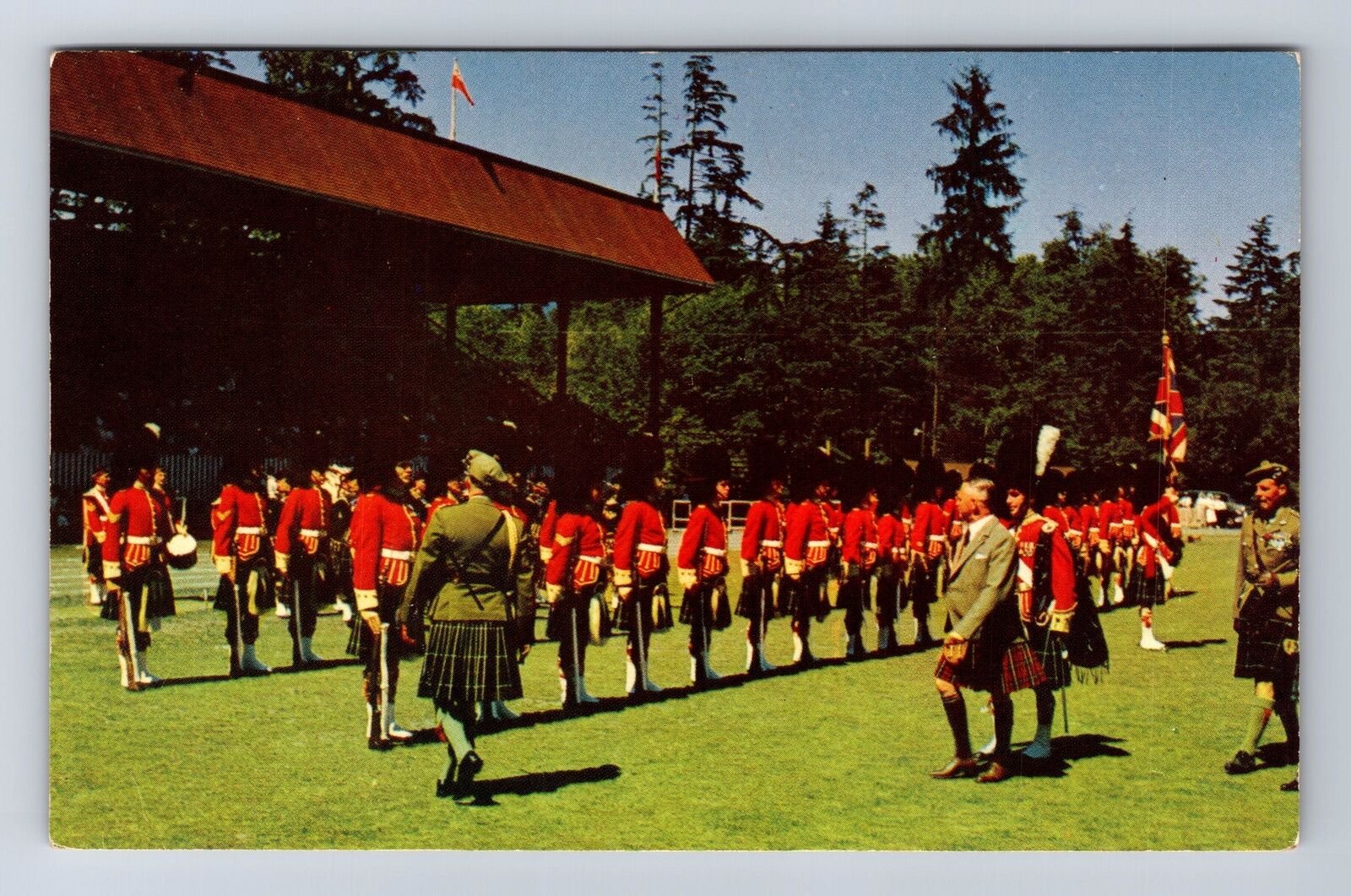 Vancouver BC-British Columbia Canada, Caledonian Games, Vintage Postcard