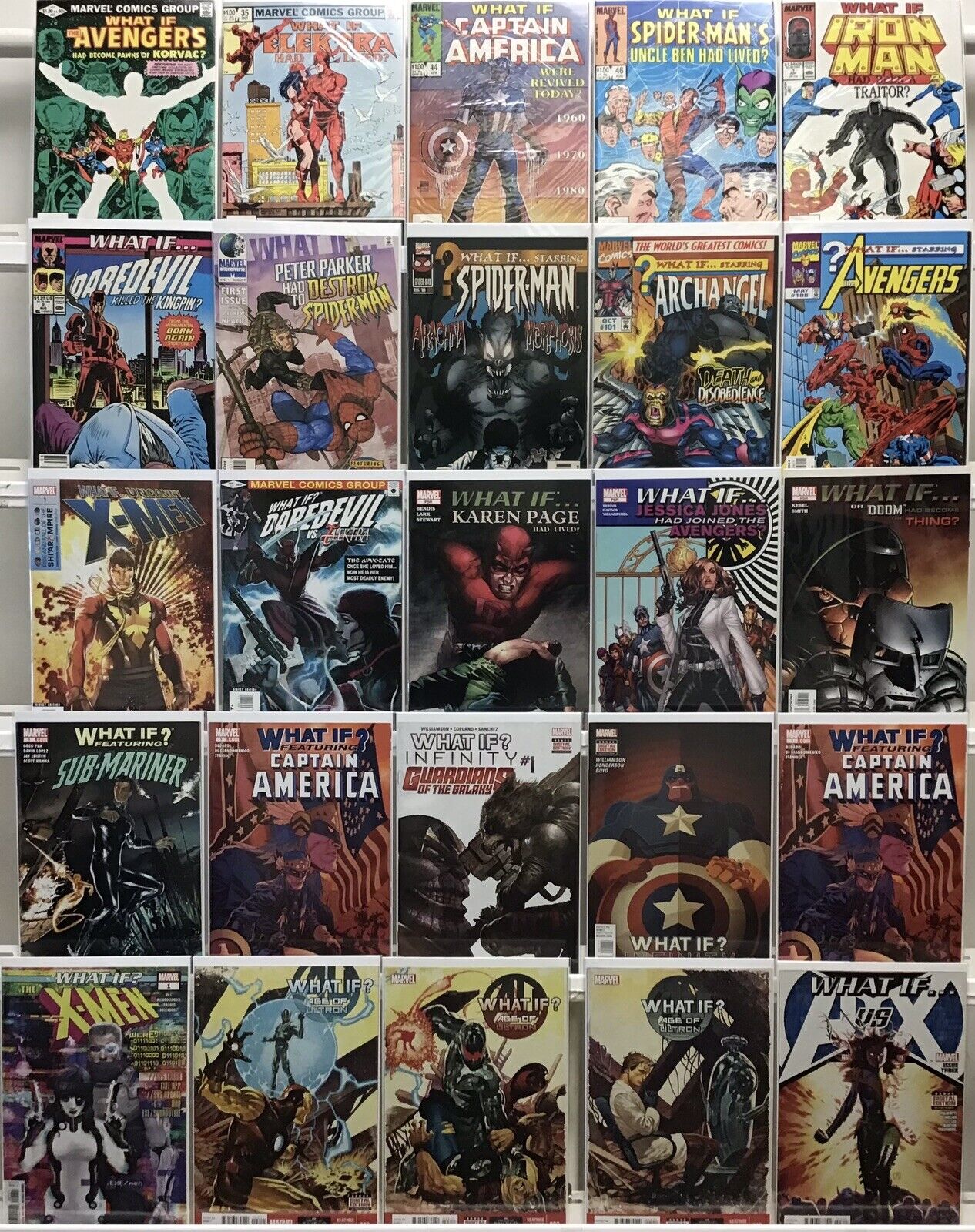 Marvel Comics What If Lot Of 25 Comics