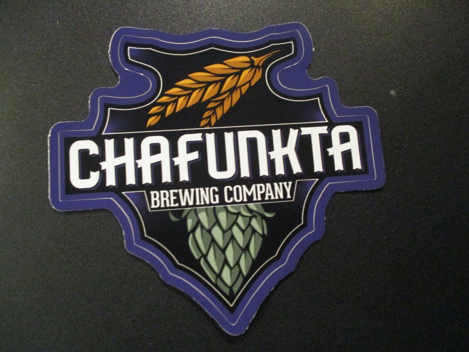 CHAFUNKTA BREWING Louisiana Old 504 Kingfish STICKER decal craft beer brewery