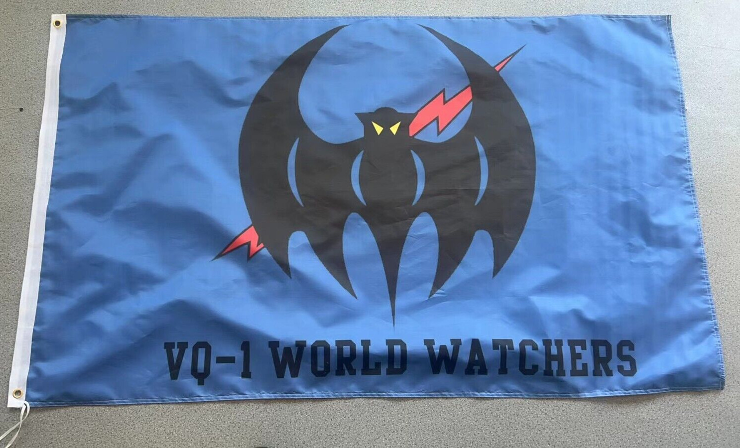 USN VQ-1 World Watchers 3x5 ft Single-Sided Flag Banner
