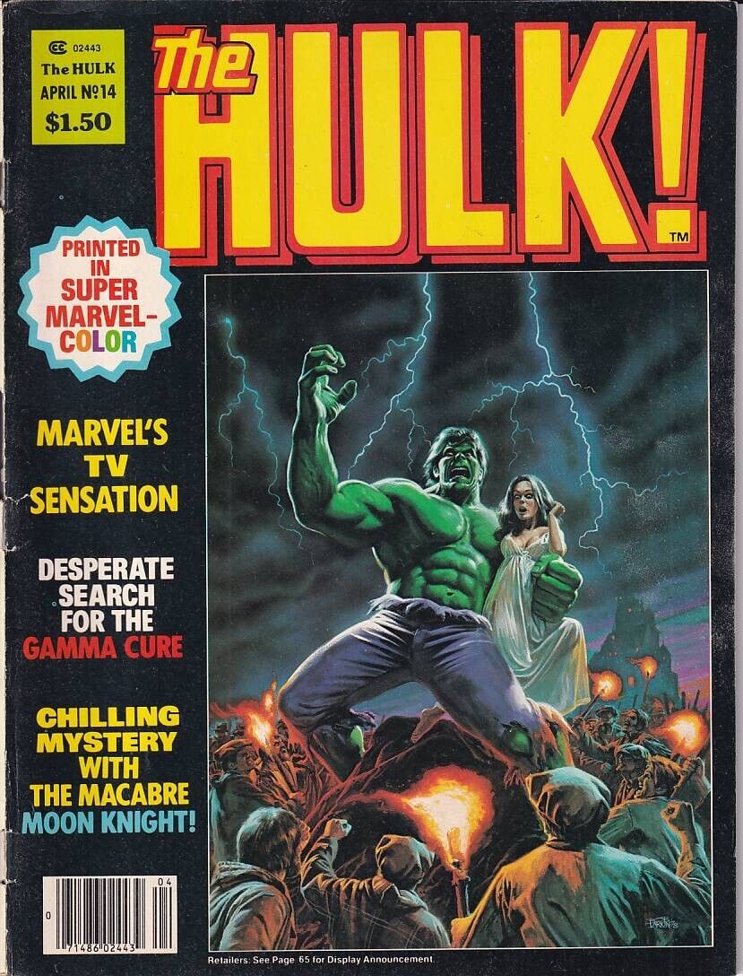 42439: Marvel Comics RAMPAGE MAGAZINE MONTHLY (HULK, X-MEN) (1977 SERIES) #14 G