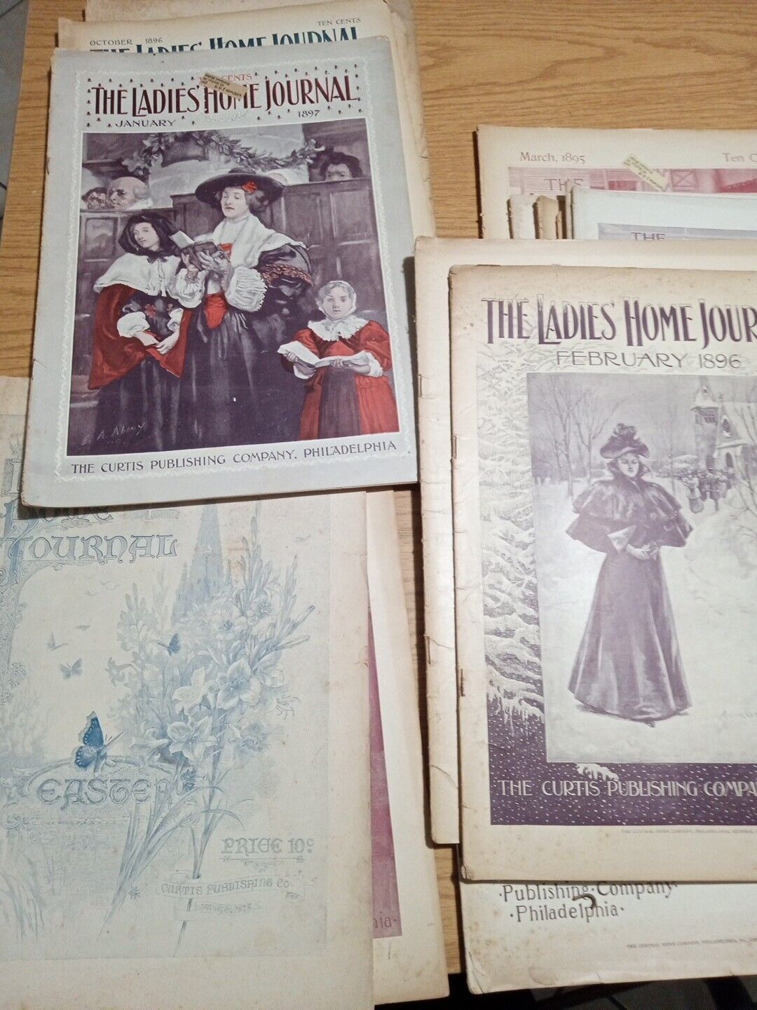 The ladies Home Journal Women’s 1800's & 16 Volumes ANTIQUE Victorian Magazine 