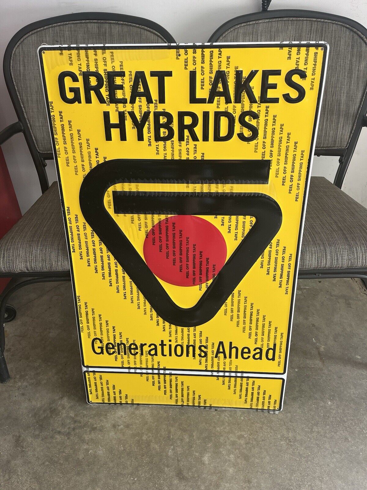 Great Lakes Hybrids(SEED)Embossed Aluminum Sign, Farm / Agriculture, 21