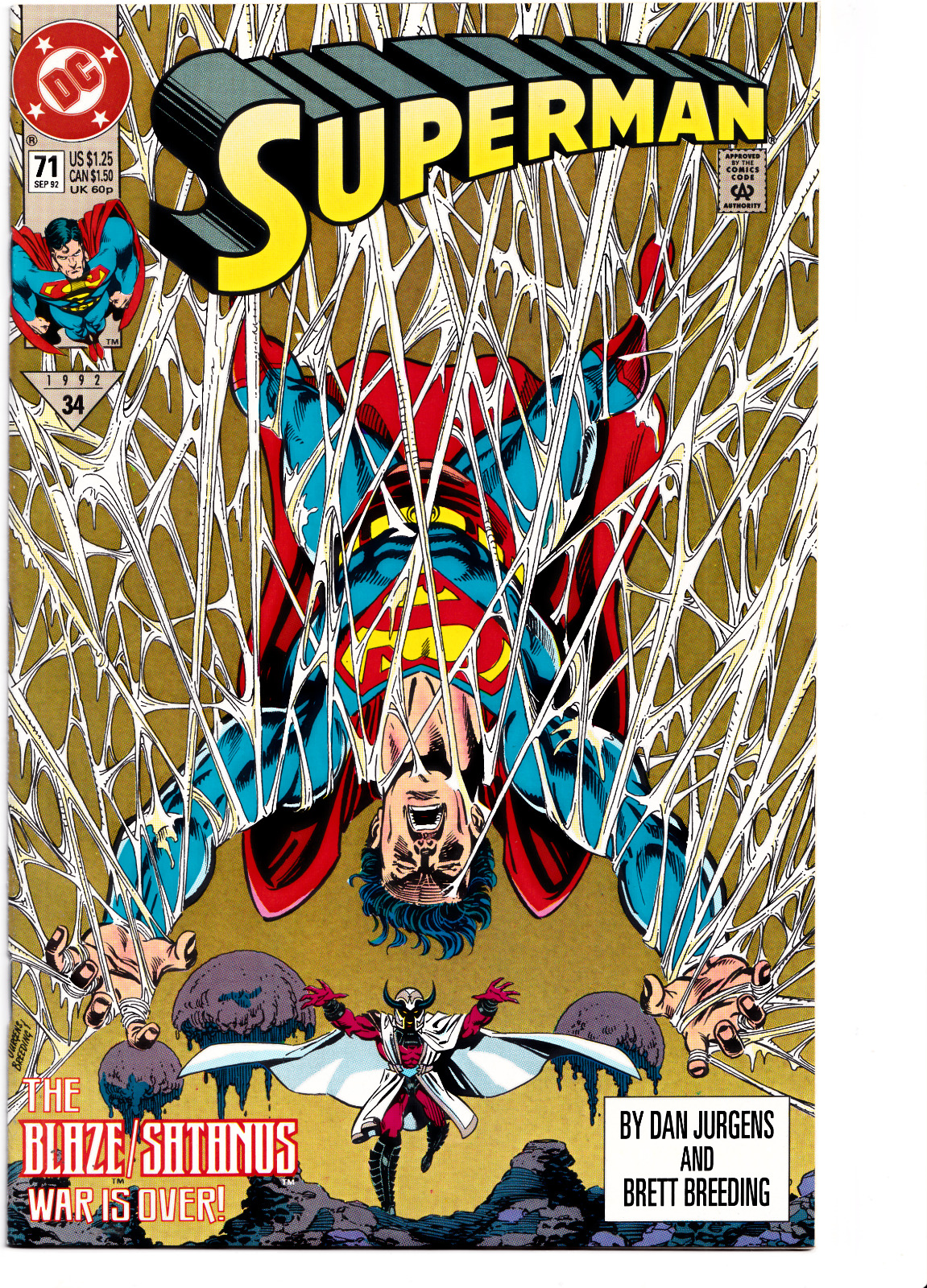 Superman #71 1992 DC Comics