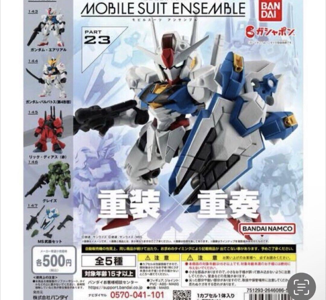 Gashapon Mobile Suit Gundam MOBILE SUIT ENSEMBLE 23 Complete set