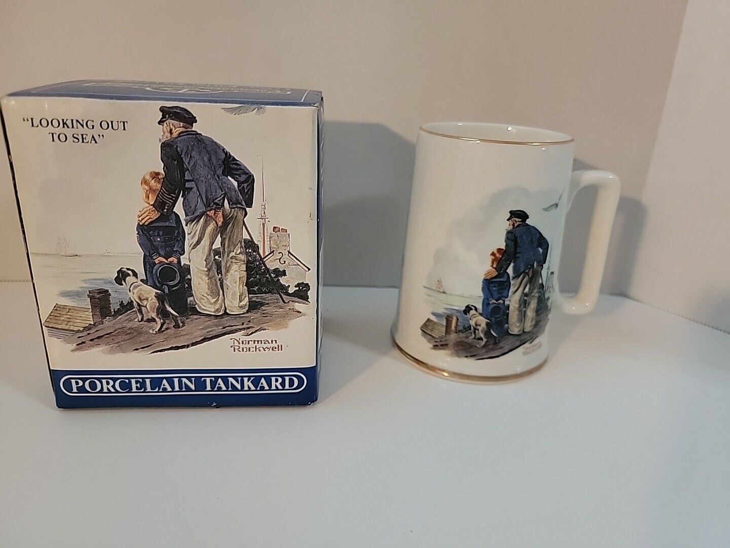 Norman Rockwell’s Seafarers Collection Mug “Looking Out to Sea”Long John Silvers