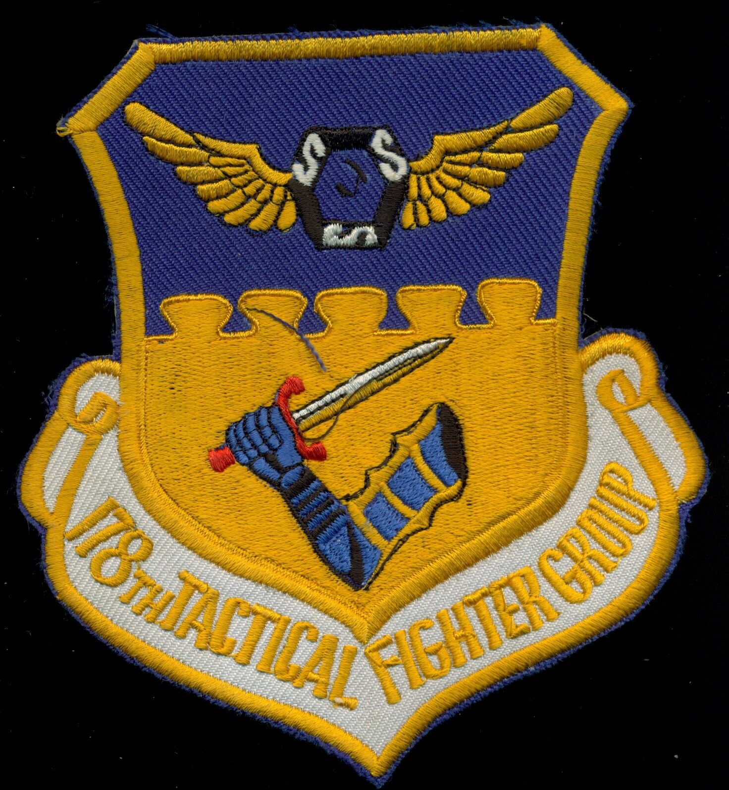 USAF 178th Tactical Fighter Group Patch N-9