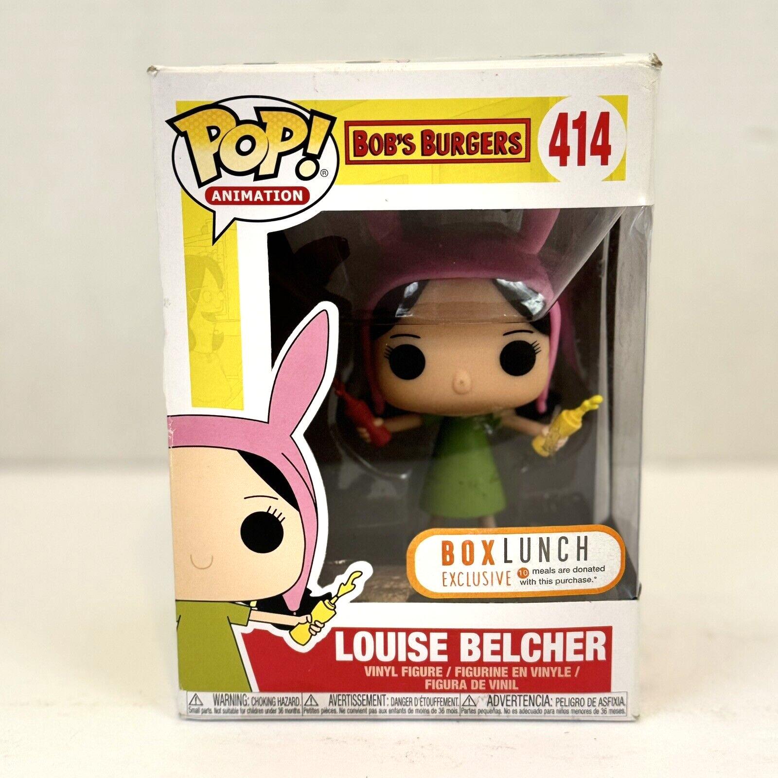 Funko Pop Bob's Burgers #414 Louise Belcher Box Lunch Exclusive - New (other)