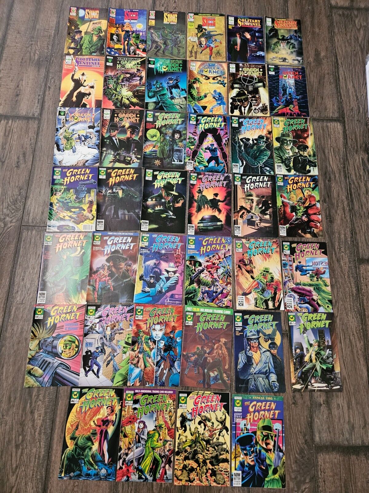 Lot of 40 Green Hornet Comic Books FOUND IN A STORAGE UNIT