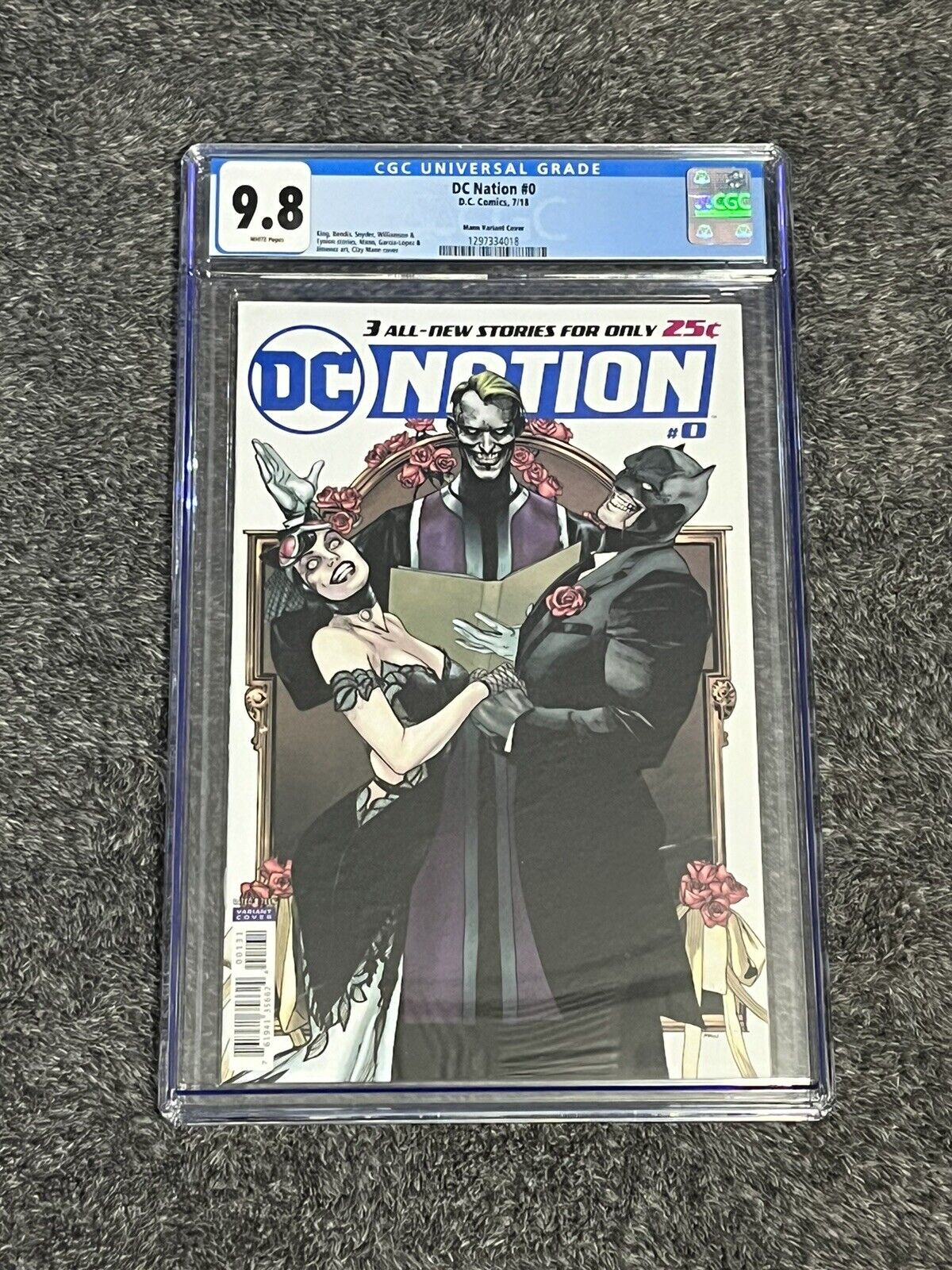DC Nation #0 Mann Variant Cover CGC 9.8