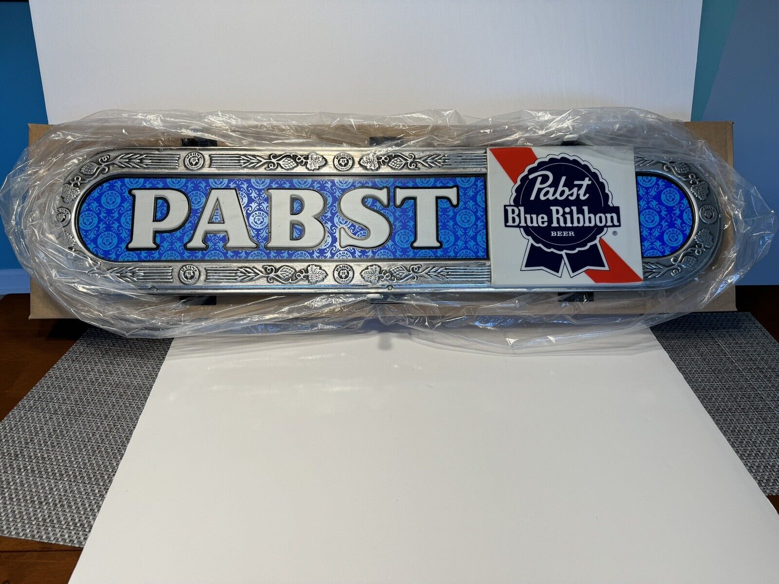 Pabst Blue Ribbon. Vintage (1970’s) Lighted Wall Sign