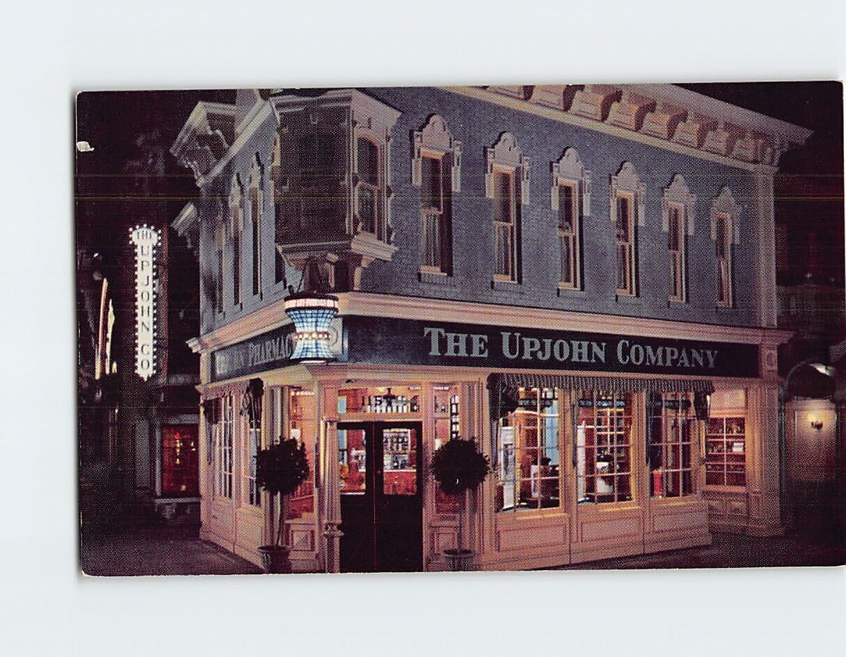 Postcard The Upjohn Company's Old-Fashioned Drugstore in Disneyland