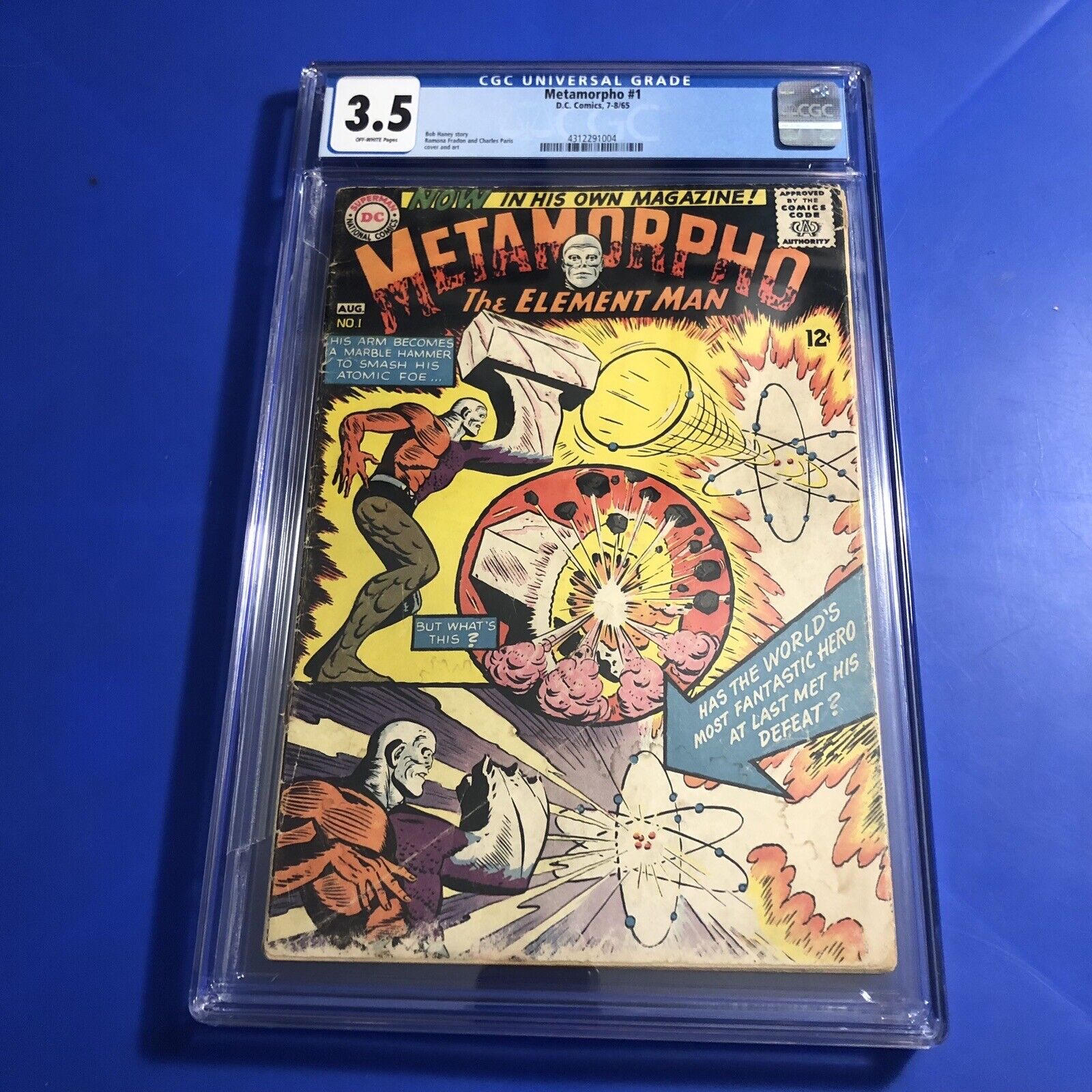 Metamorpho The Element Man 1 CGC 3.5 1st Solo Appearance DC TERRIFICS Comic 1965