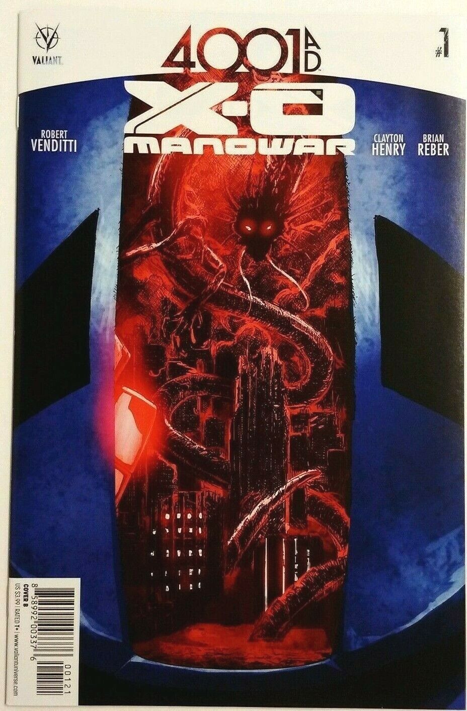 4001 AD X-O Manowar #1 Variant Phil Jimenez Cover 2016
