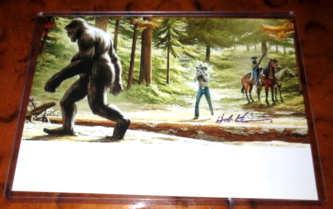 Bob Heironimus signed autographed photo Bigfoot in Patterson Gimlin film Hoax?