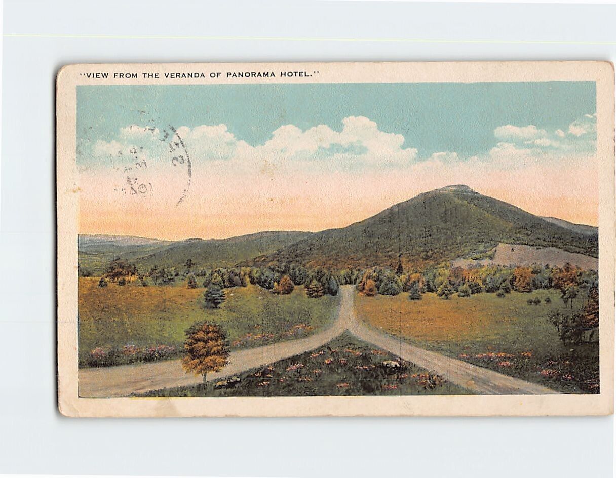 Postcard View From The Veranda Of Panorama Hotel Virginia USA