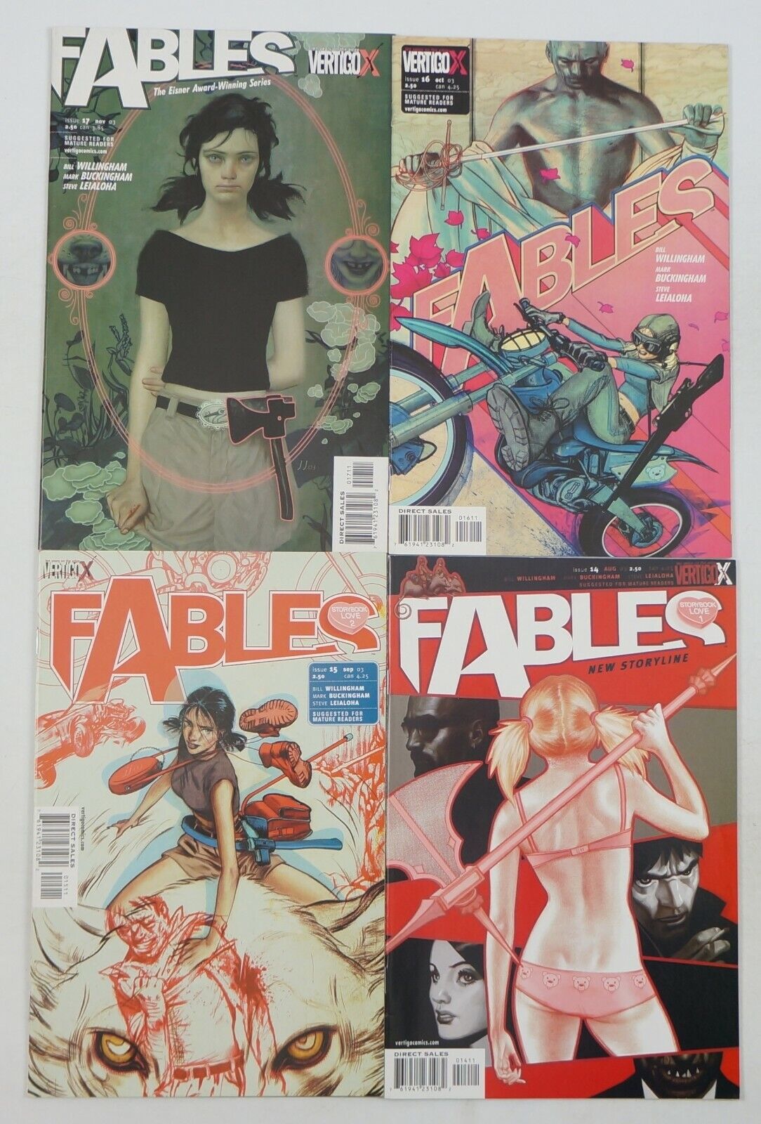 Fables: Storybook Love #1-4 VF/NM complete story - Bill Willingham set lot 14-17