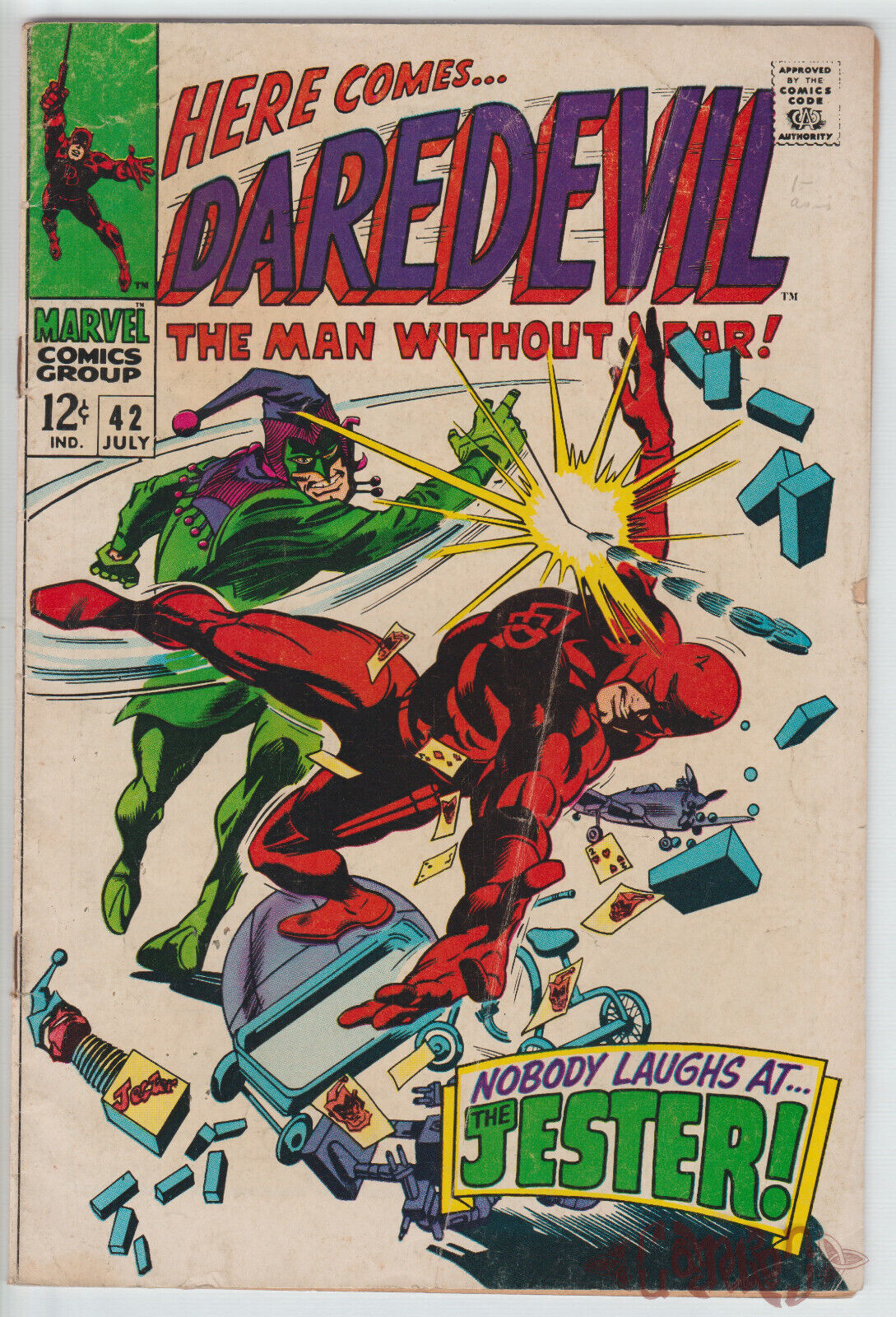 Daredevil #42 (01/1968) Marvel Comics GD+ Conditions