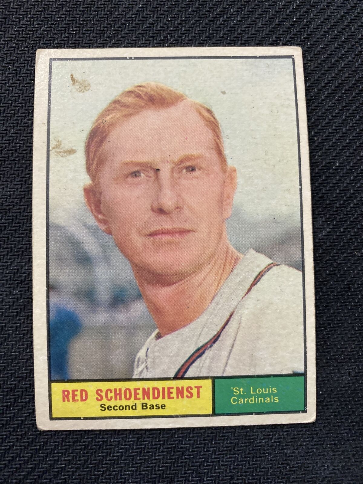 1961 Topps Baseball #505 Red Schoendienst St. Louis Cardinals