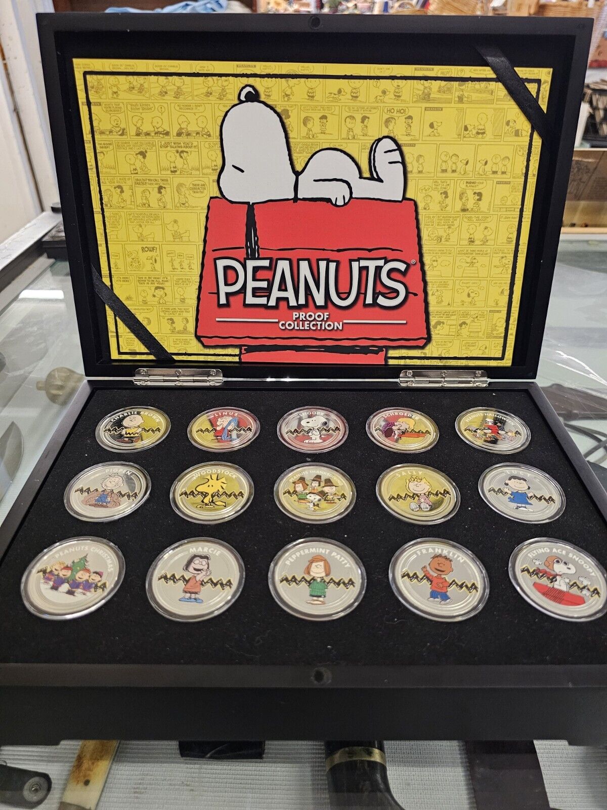 Limited / Rare 70th Anniversary PEANUTS Silver-Plated Proof Collection