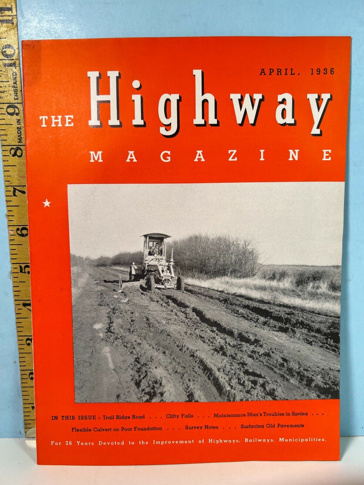 1936 Apr. The Highway Magazine - Highways, Railways & Bridges & Infrastructure