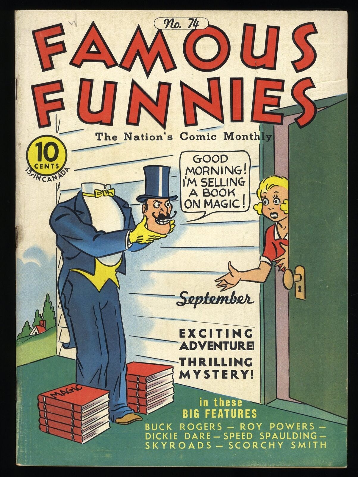 Famous Funnies #74 FN- 5.5 Eastern Color