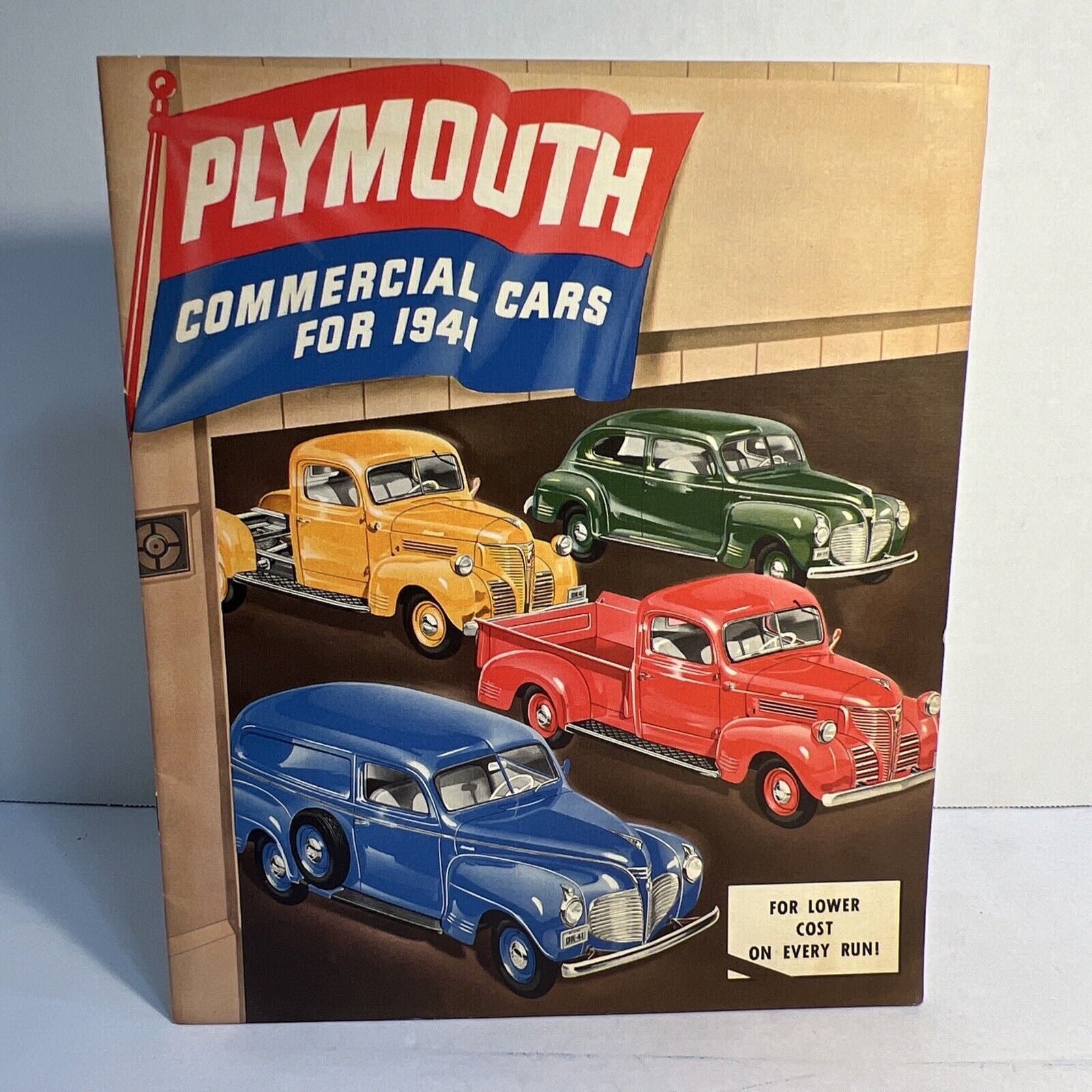 1941 PLYMOUTH Commercial Cars ORIGINAL Color Catalog Brochure - MUST SEE RARE