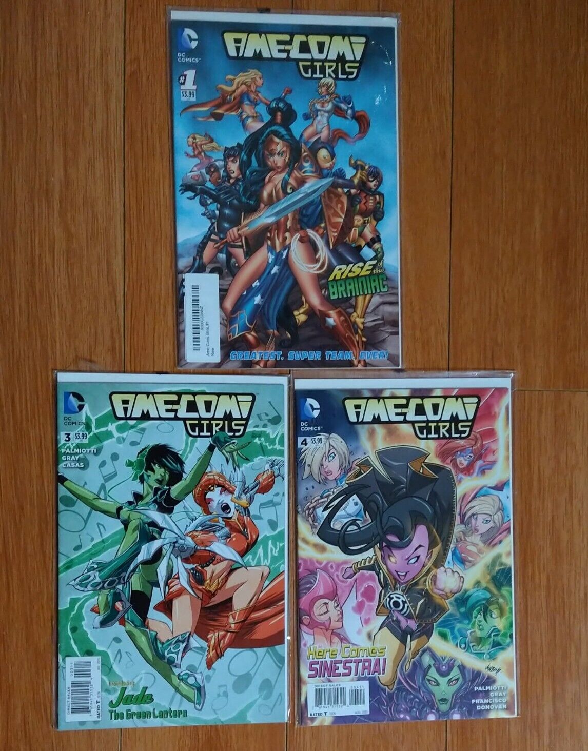 Ame-Comi Girls DC Comics Lot of 3Comics