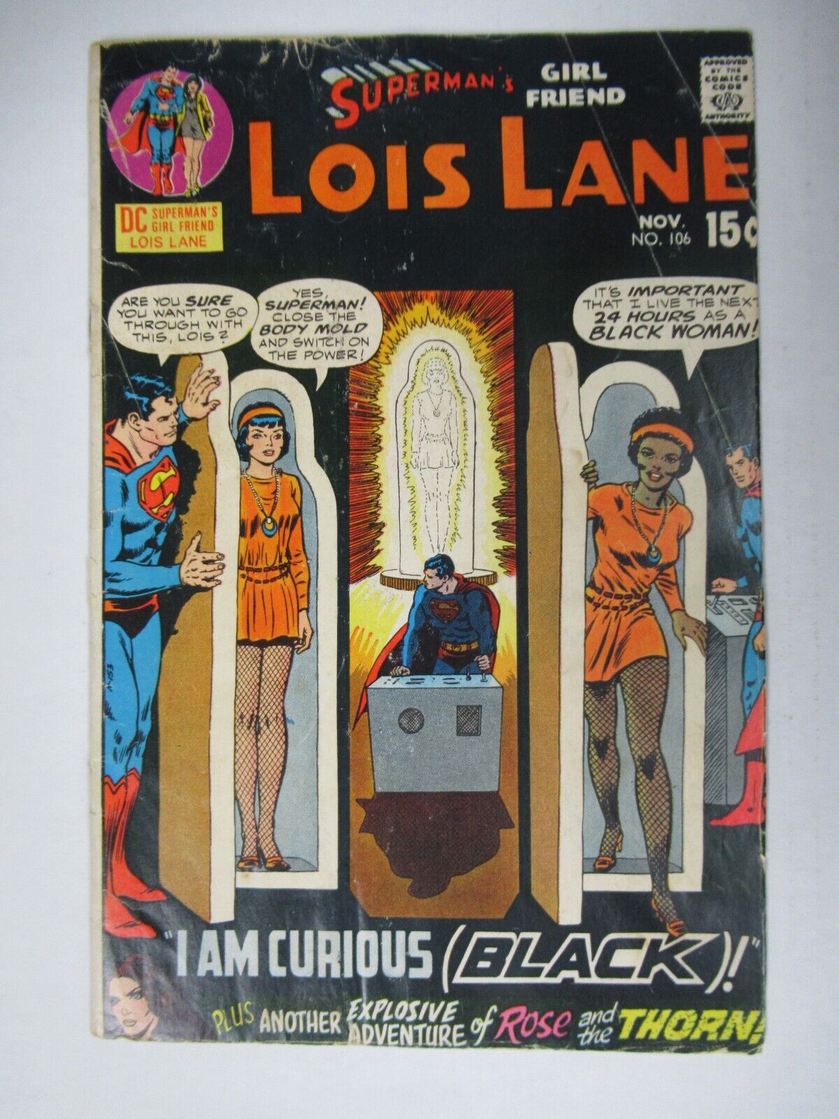 1970 DC Comics Superman's Girlfriend Lois Lane #106
