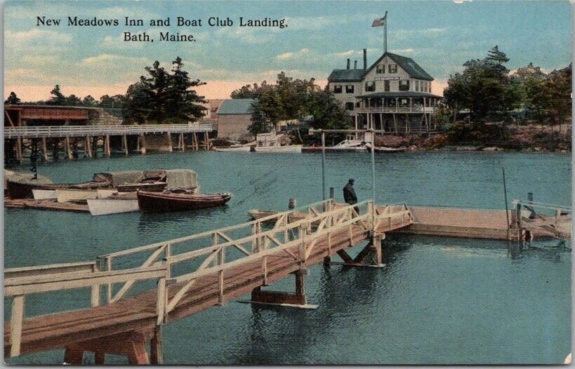c1910s BATH, Maine Postcard \