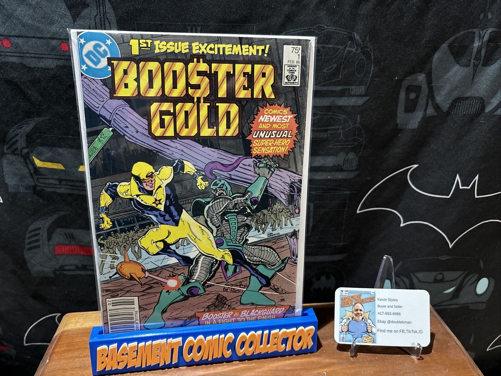 Booster Gold #1 Newstand DC 1986 - Dan Jurgens,1st Appearance Booster Gold