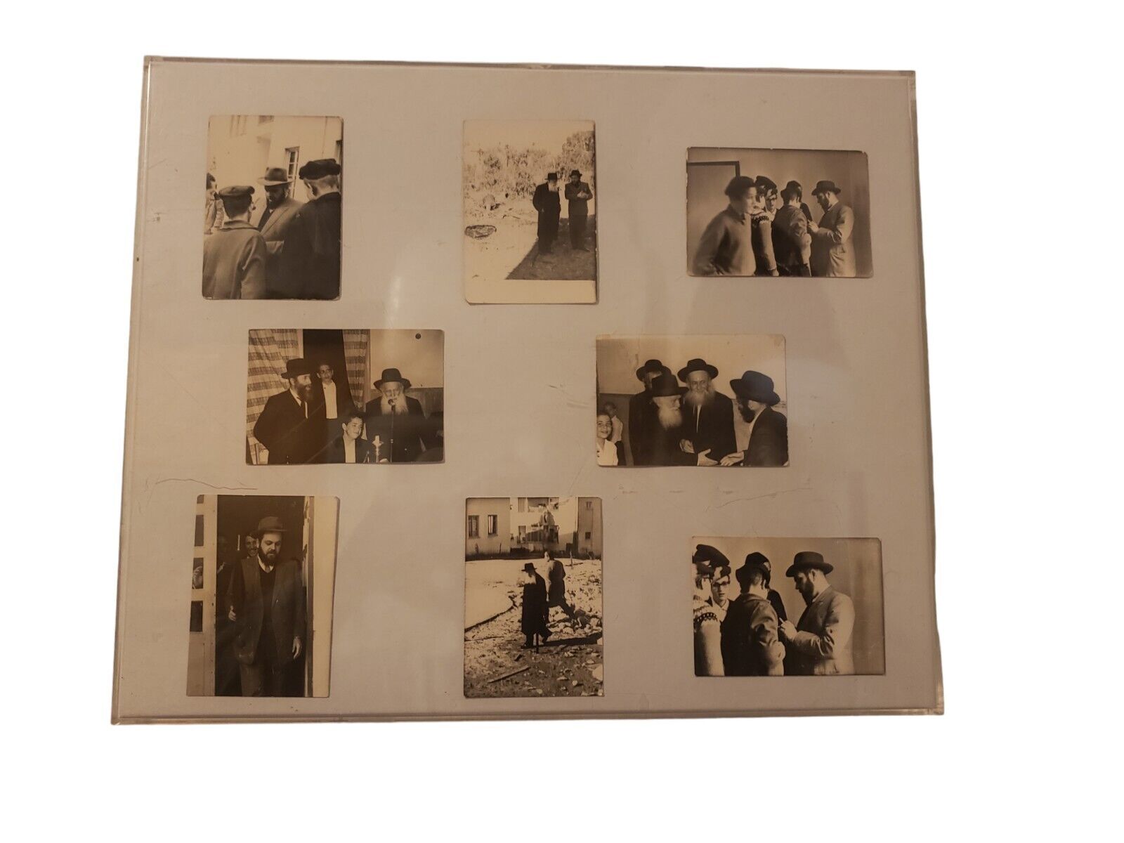 Rabbi Yosef Shlomo Kahaneman Ponevezh Yeshiva Rare Old  B&W Photos Set Collage