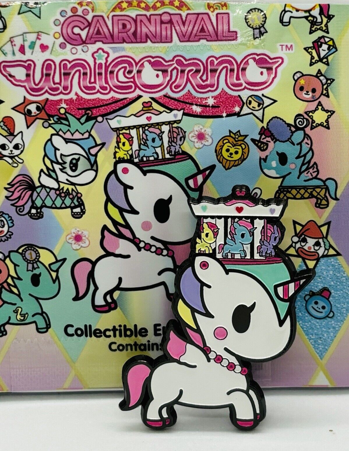 Tokidoki Unicorno Carnival Blind Bag Collectible Enamel Pin-Carousella NWT