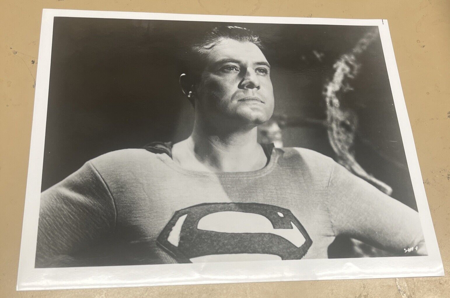 George Reeves 1950's Superman 8 x10 Black & White Press Photo