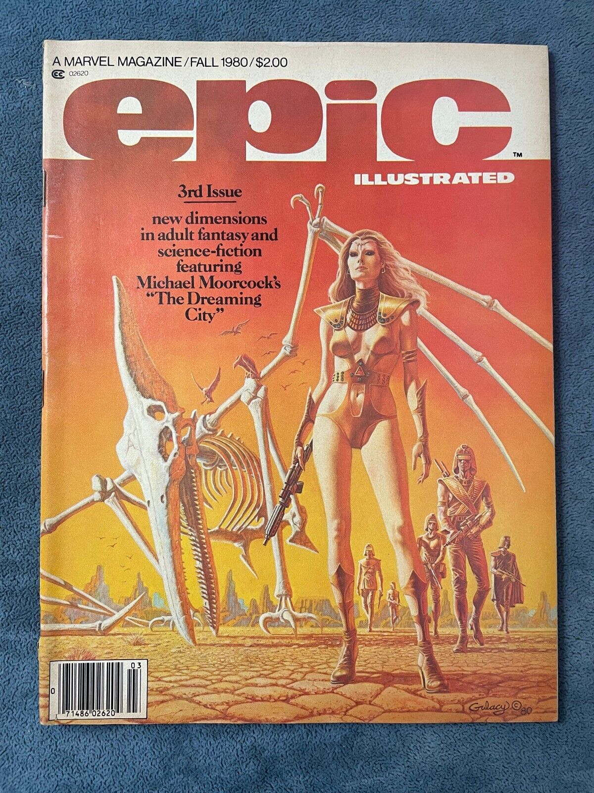 Epic Illustrated #3 1980 Marvel Magazine 1st Dreadstar Key Issue Starlin FN/VF