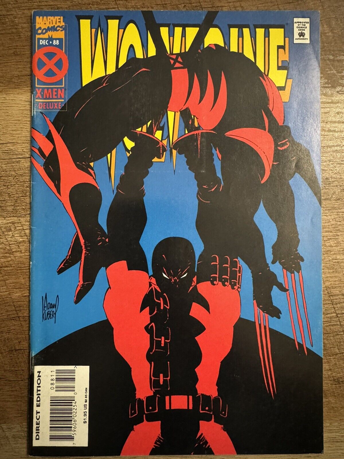 Wolverine #88 Deluxe 7.0 1994 1st Battle of Deadpool vs Wolverine Marvel. KEY