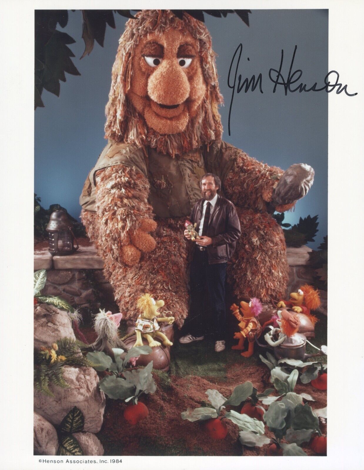 Jim Henson ~ Signed Autographed  Fraggle Rock Photo ~ PSA DNA