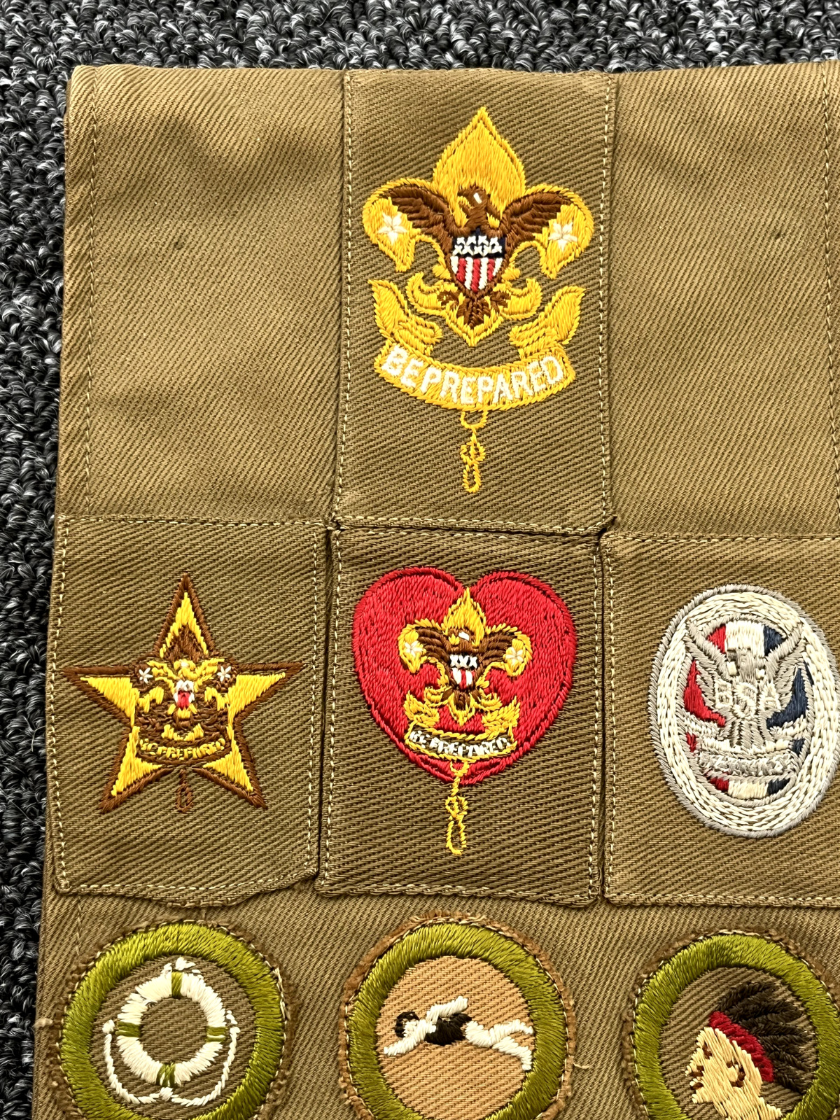 1920's/30's Boy Scout Sash 24 Merit Badges RARE Eagle Scout Patch