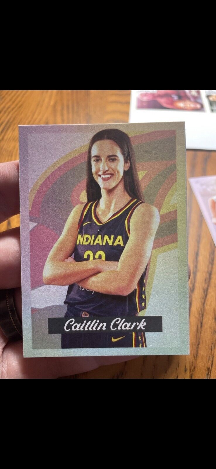 Caitlin Clark Indiana Fever Art Trading Card