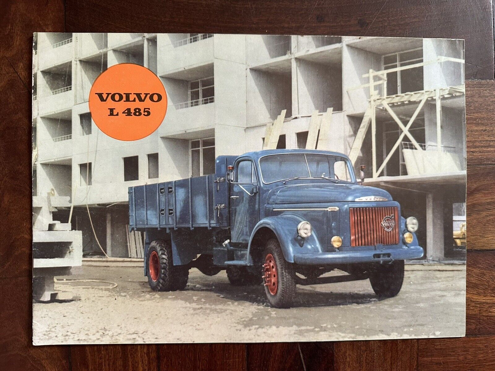 VINTAGE VOLVO L 485 TRUCK BROCHURE YEAR 1962 SPANISH TEXT PRINTED IN SWEDEN