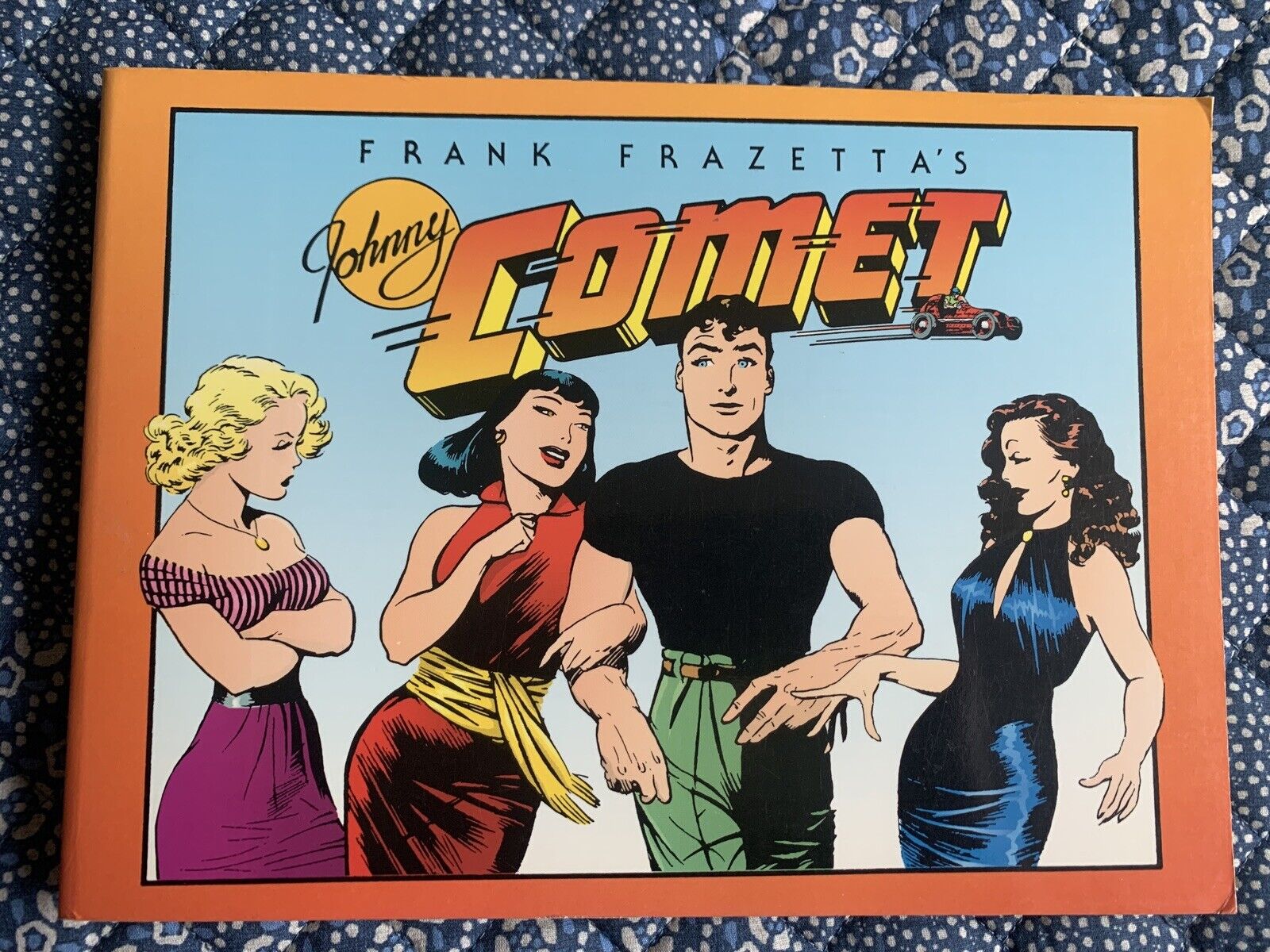 Frank Frazetta JOHNNY COMET (1991) Eclipse Comics B&W SC