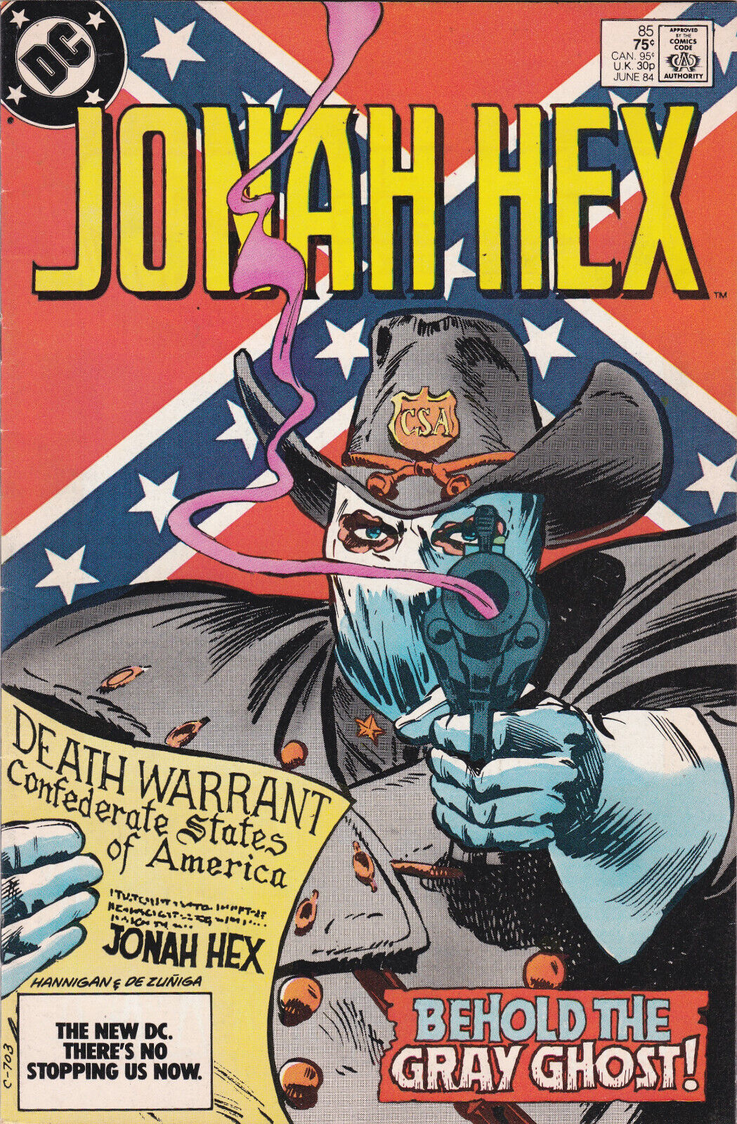 DC Comic Jonah Hex #85 Bronze Age Mid Grade